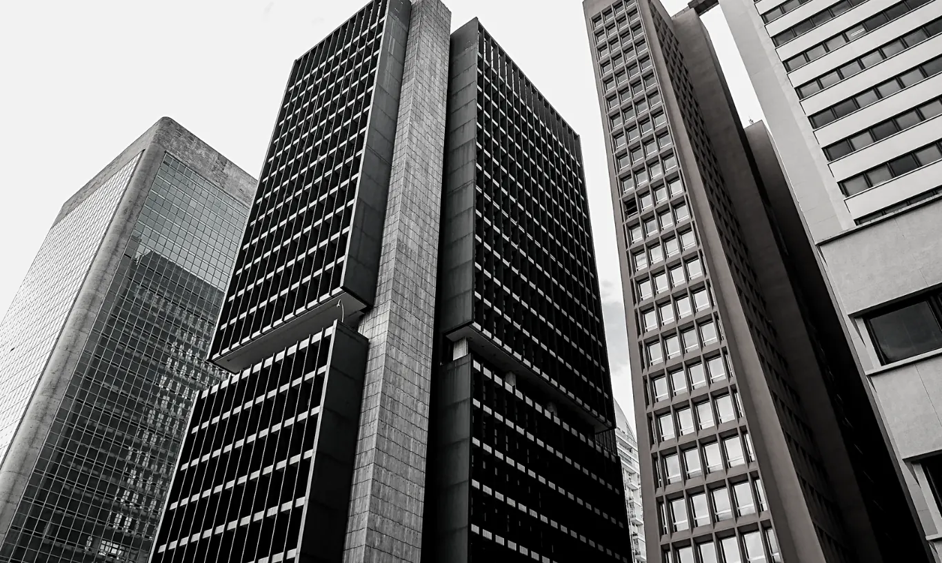 Modern skyscrapers
